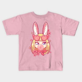 Bunny barbie furry girl Kids T-Shirt